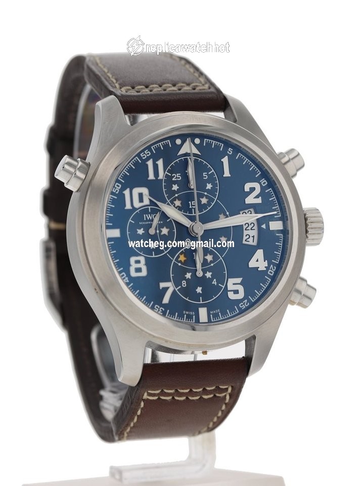 IWC Pilot Double Chronograph Steel IW371807 4