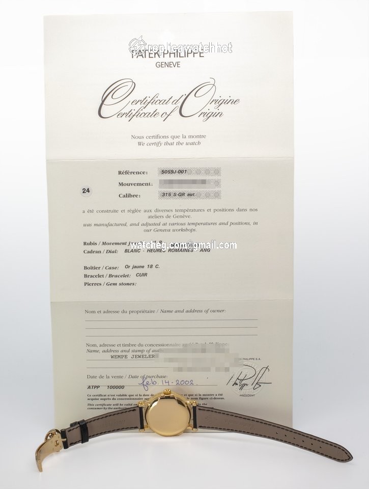 Patek Philippe Perpetual Calendar Mens watch Unisex Automatic Yellow gold 5059J-001 4