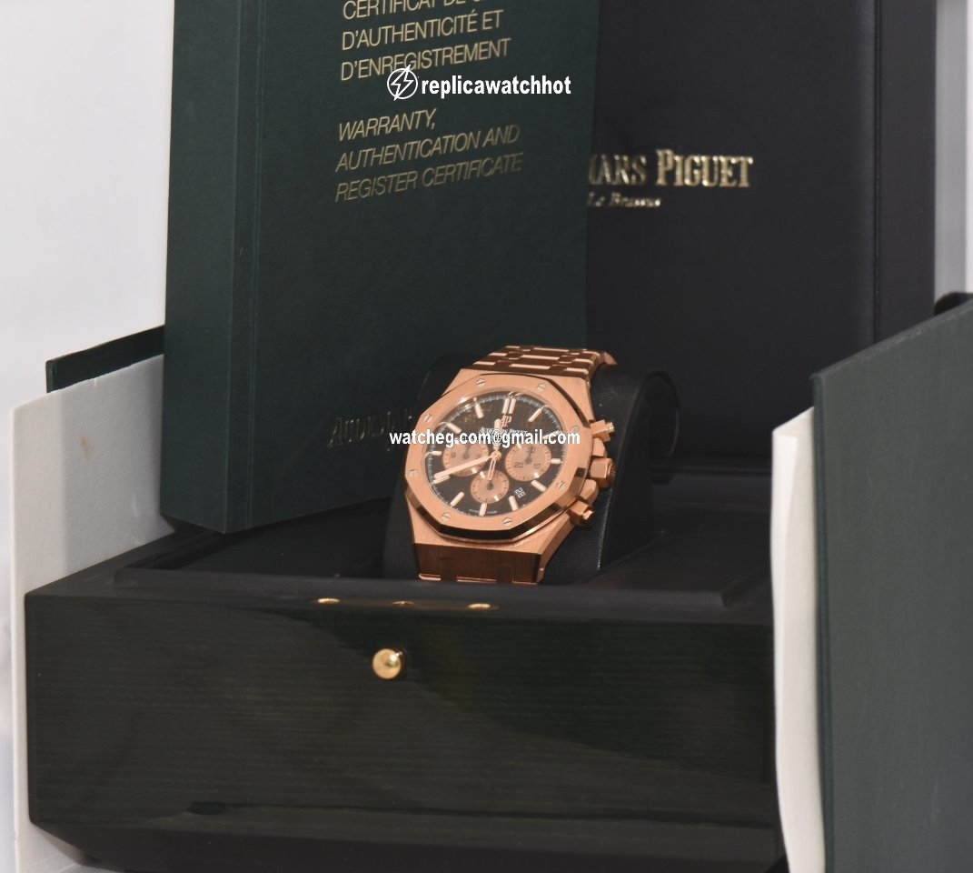 Audemars Piguet Royal Oak Chronograph Mens watch Unisex Automatic Rose gold 263310R-00-12200R2 4