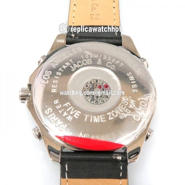 Jacob & Co. Five Time Zone Quartz Steel JC-30Y 4