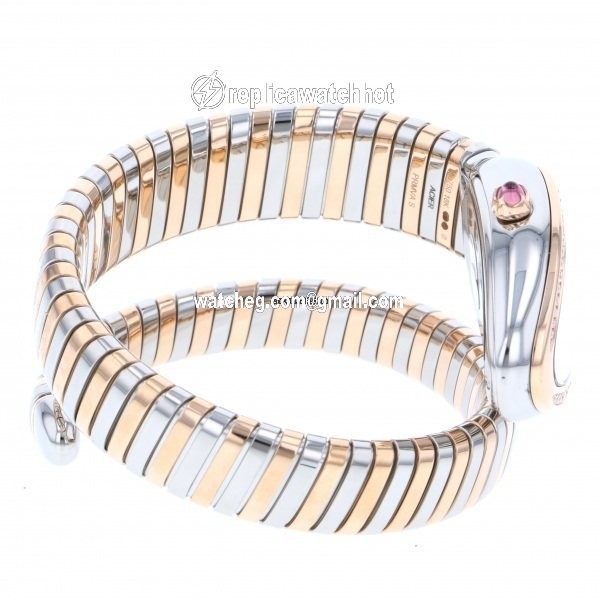 Bulgari Serpenti Quartz Gold Steel SP35C3SPGD.1T 4