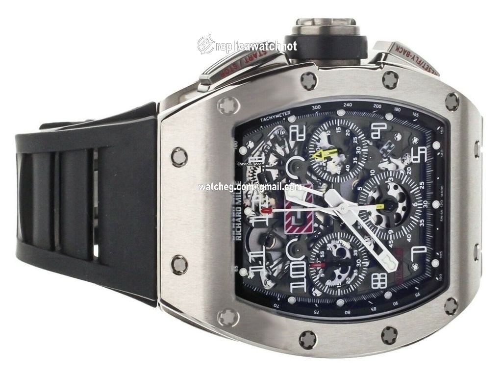 Richard Mille RM 011 Mens watch Unisex Automatic White gold RM11-FM 4