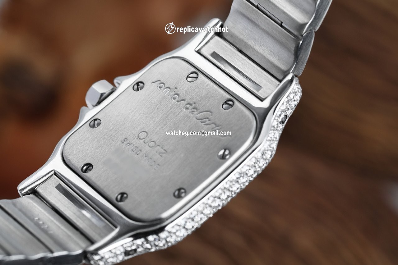 Cartier Santos Galbee Womens watch Quartz Steel W20012C4 4