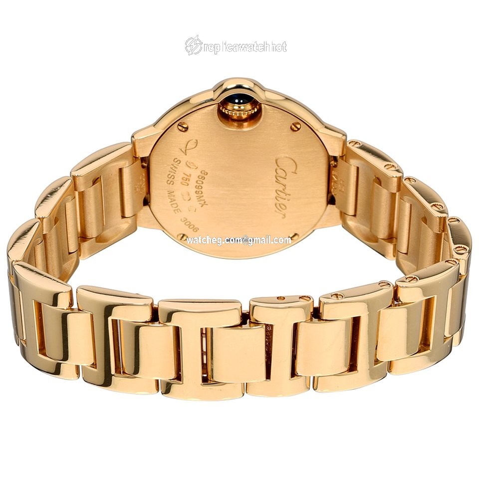 Cartier Ballon Bleu 28mm Womens watch Quartz Yellow gold WE900151 4
