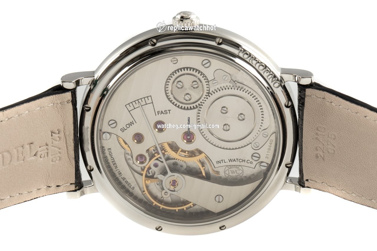 IWC Portofino Hand-Wound Mens watch Unisex Manual winding Steel 5448 4