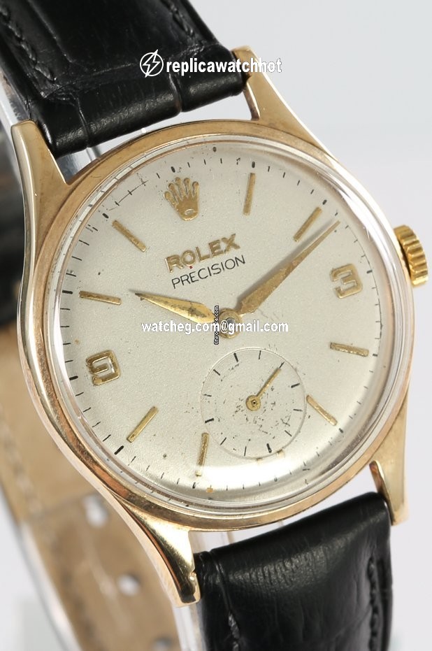 Rolex Oyster Precision Mens watch Unisex Yellow gold Manual winding 12868 4