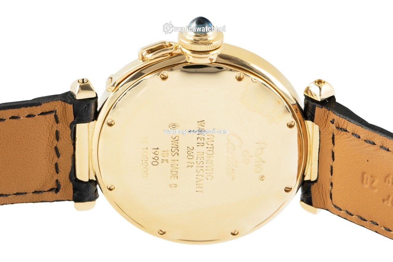 Cartier Pasha Mens watch Unisex Automatic Yellow gold 1990 4