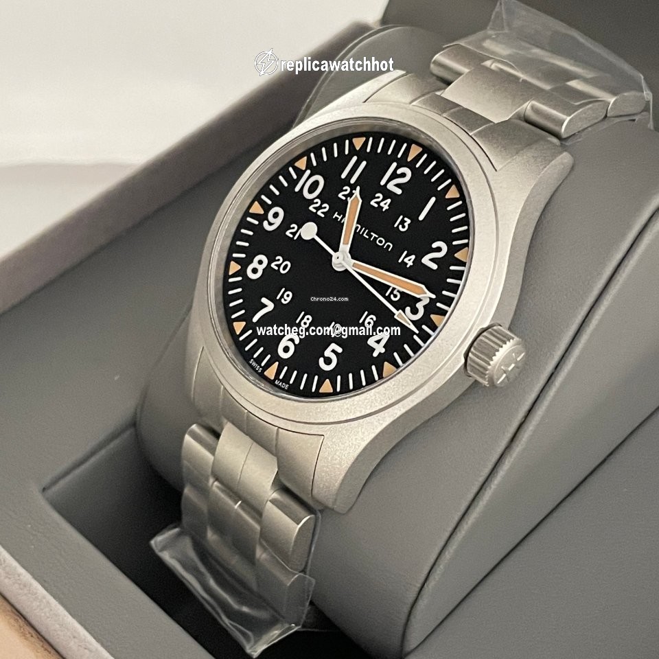 Hamilton Khaki Field Mens watch Unisex Manual winding Steel H69529133 4