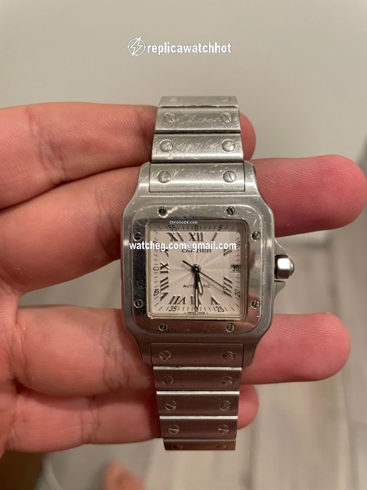 Cartier Santos Galbee Mens watch Unisex Automatic Steel W20055D6 4