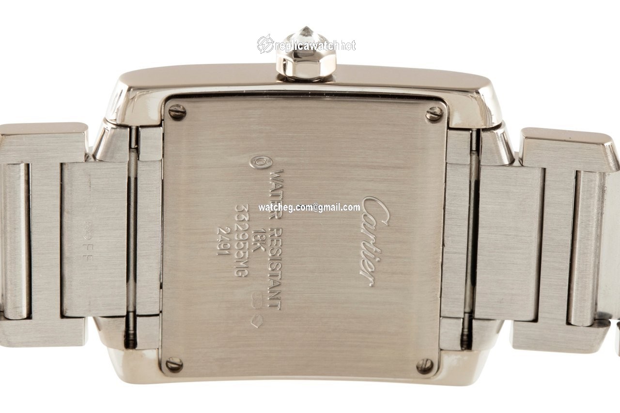Cartier Tank Francaise Womens watch Quartz White gold 2491 4