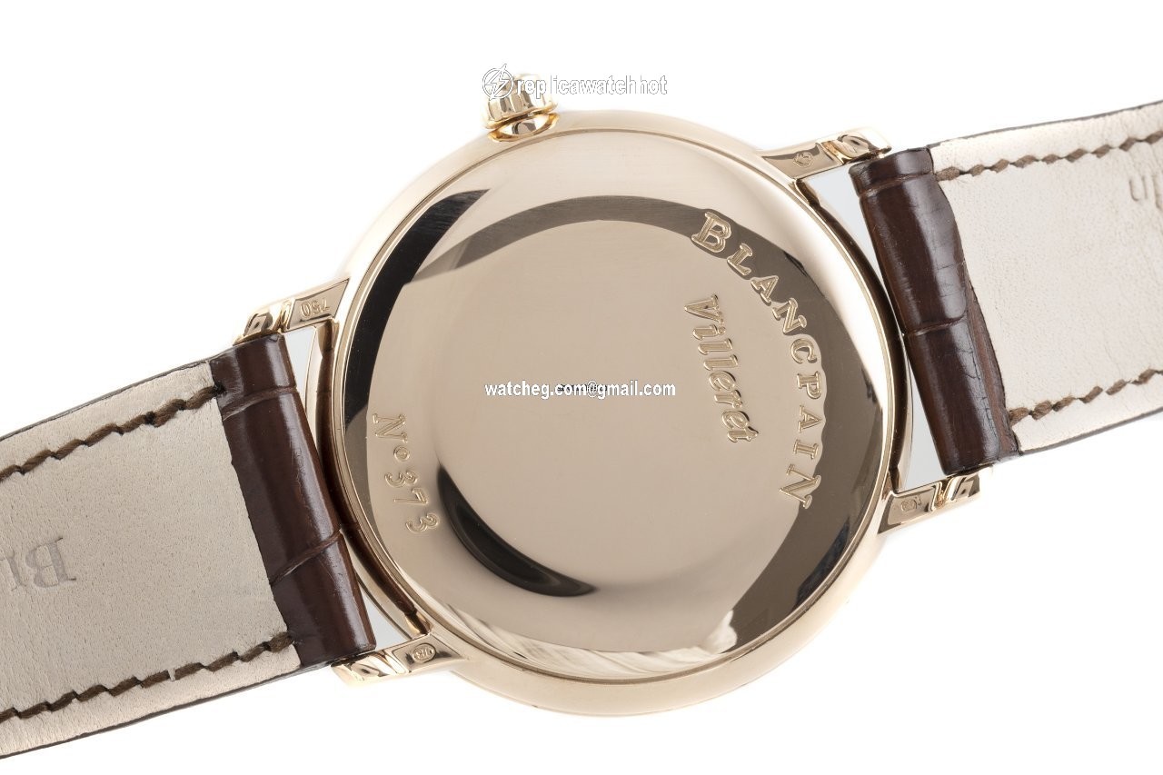 Blancpain Villeret Ultra-Slim Mens watch Unisex Automatic Red gold 6223-3642-55A 4