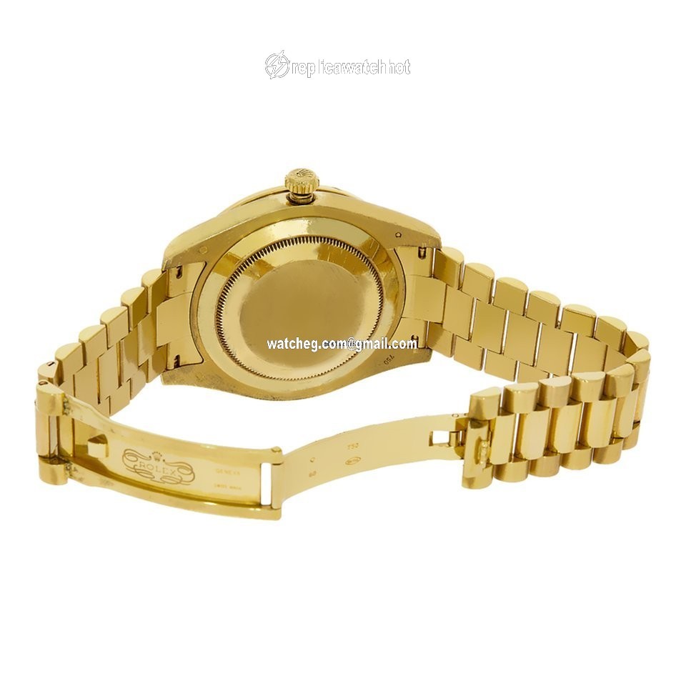 Rolex Day-Date II Mens watch Unisex Yellow gold Automatic 218398 4