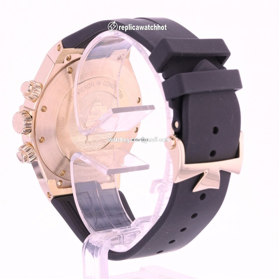 Vacheron Constantin Overseas Chronograph Mens watch Unisex Automatic Rose gold 49150 000R-9338 4