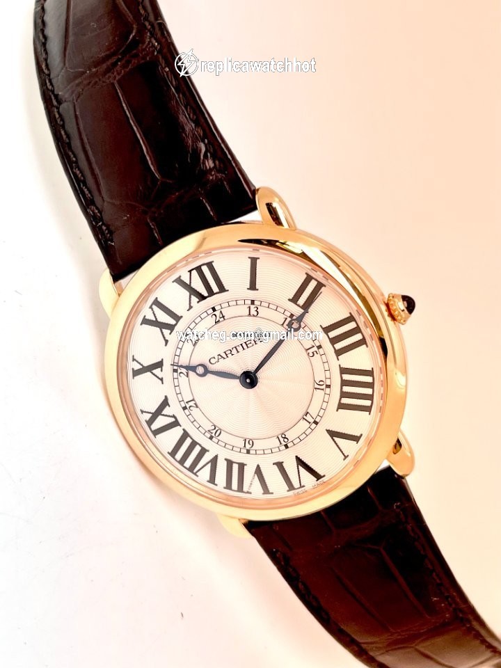 Cartier Ronde Louis Cartier Mens watch Unisex Manual winding Rose gold W6801004 4