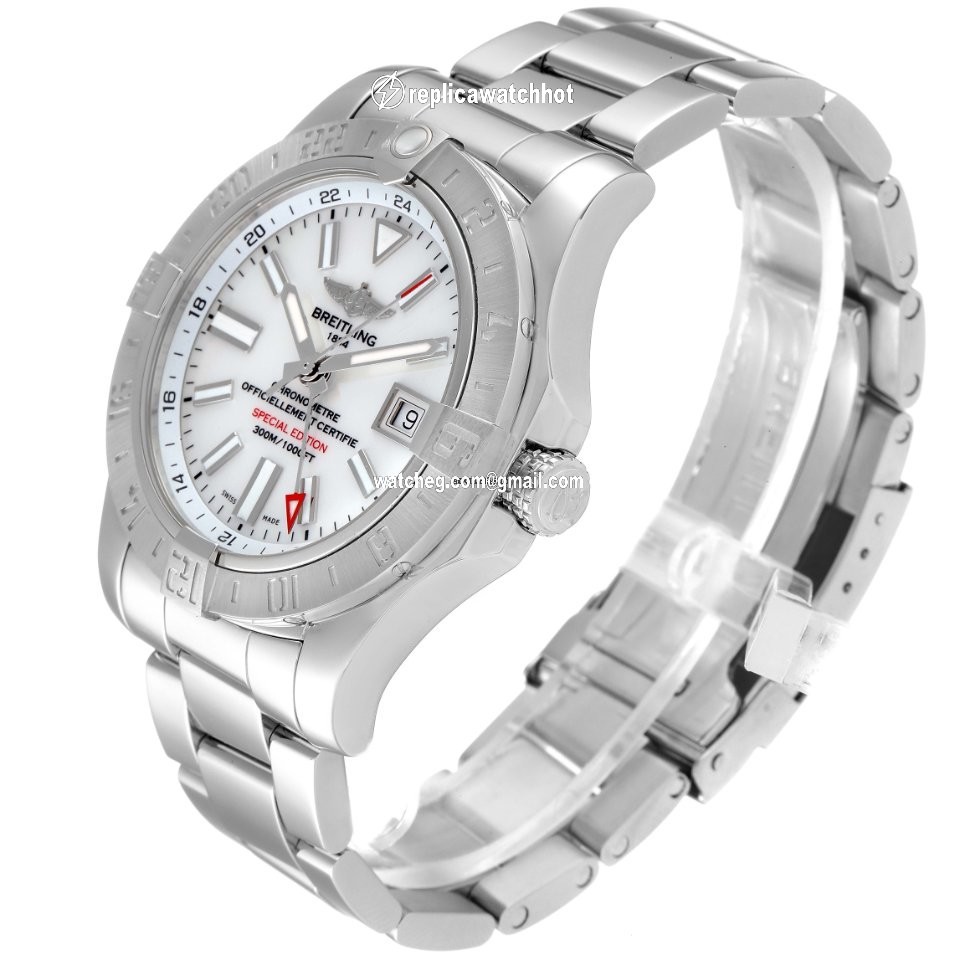 Breitling Avenger II GMT Mens watch Unisex Automatic Steel A3239011-C872-170A 4