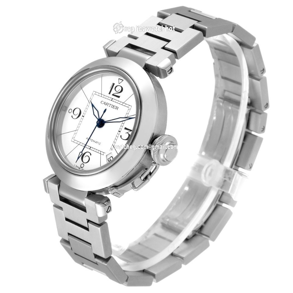 Cartier Pasha C Mens watch Unisex Automatic Steel W31074M7 4