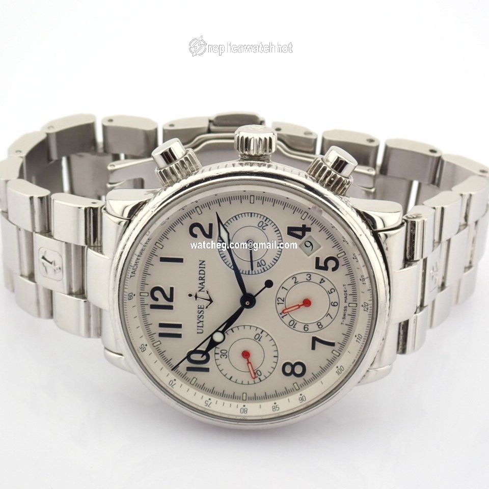 Ulysse Nardin Marine Chronograph Mens watch Unisex Automatic Steel 353 22 4