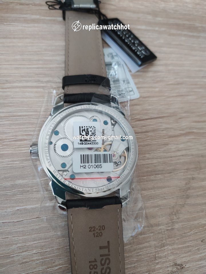 Tissot T-Complication Mens watch Unisex Manual winding Steel T0704061605700 4