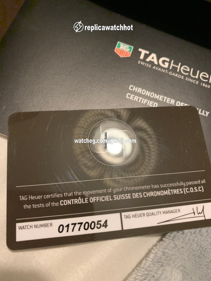 TAG Heuer Carrera Calibre HEUER 01 Mens watch Unisex Automatic Ceramic CAR2A90.FT6071 4