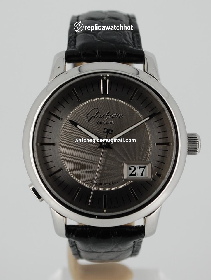 Glashtte Original Senator Panorama Date Mens watch Unisex Automatic Steel 100-03-03-02-04 4