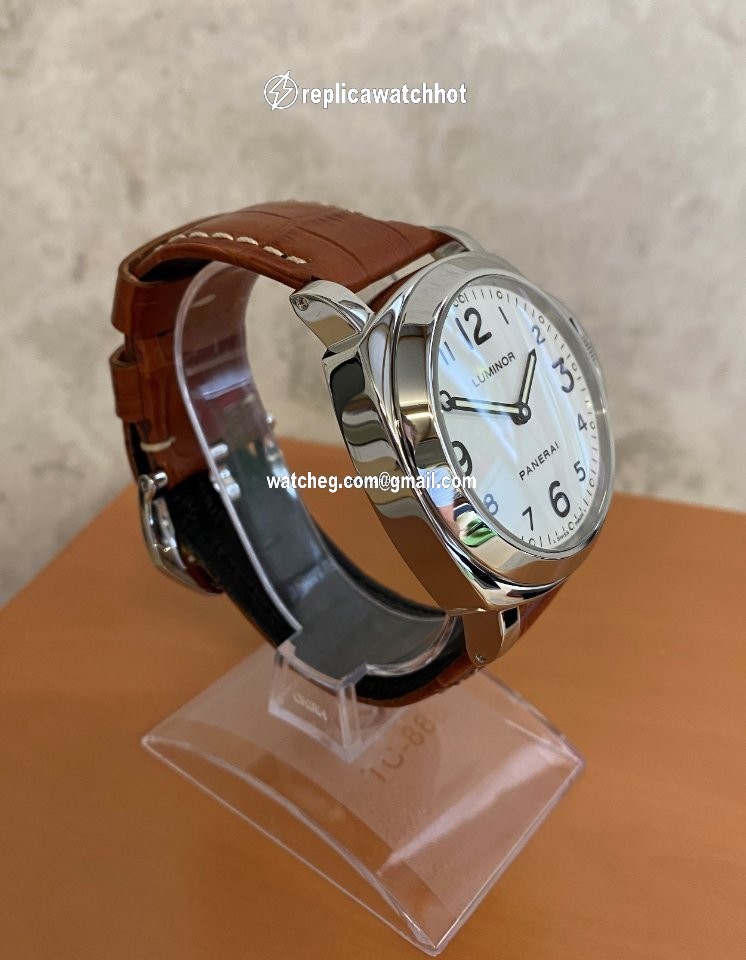 Panerai Luminor Base Mens watch Unisex Manual winding Steel PAM 00114 4