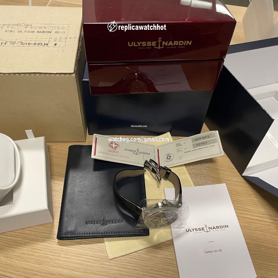 Ulysse Nardin Marine Mens watch Unisex Automatic Steel 183-122-3-42 4