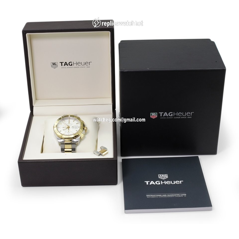 TAG Heuer Aquaracer Mens watch Unisex Automatic Gold Steel CAY2121-0 4