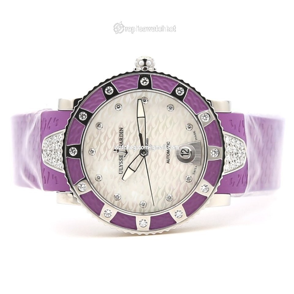 Ulysse Nardin Lady Diver Womens watch Automatic Steel 8103-101E-3C 10.17 4