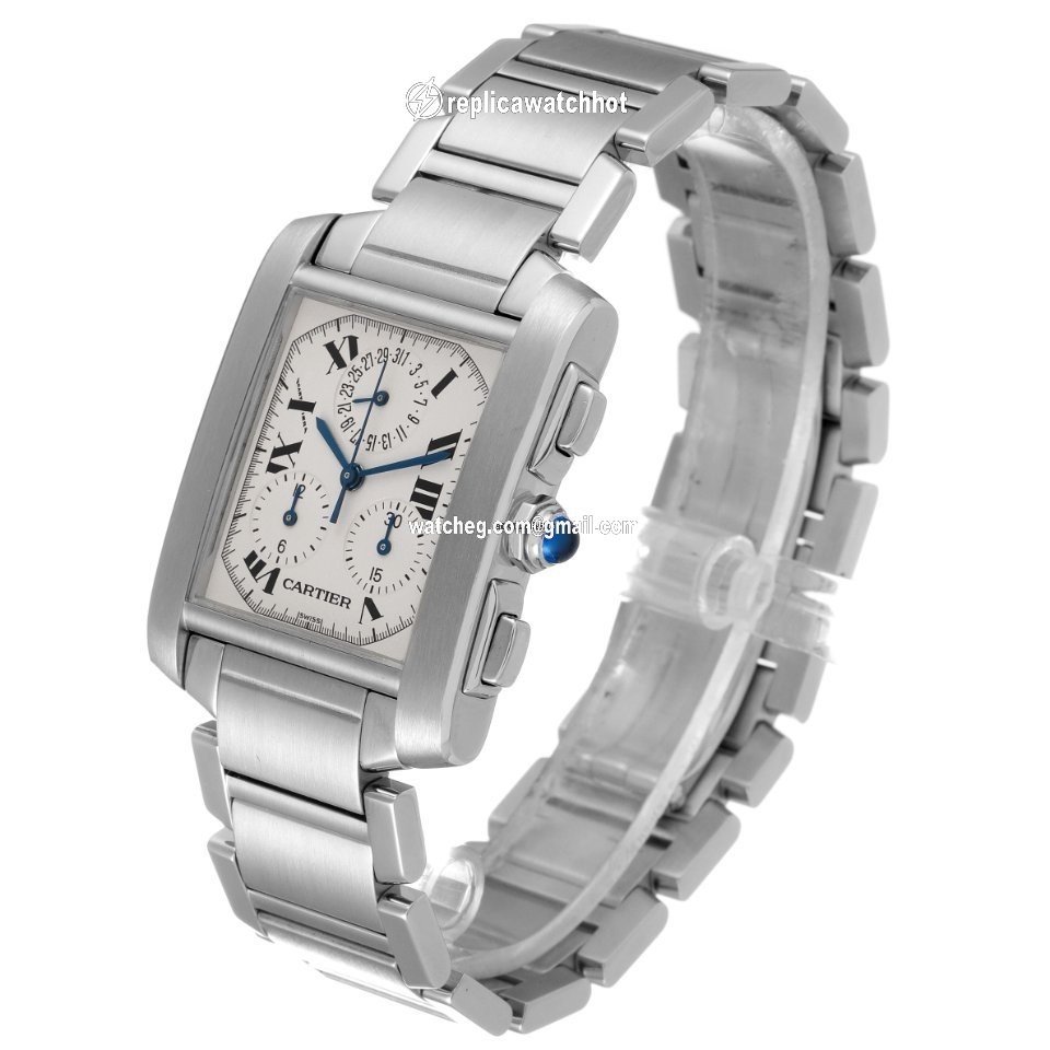 Cartier Tank Francaise Mens watch Unisex Quartz W51001Q3 4