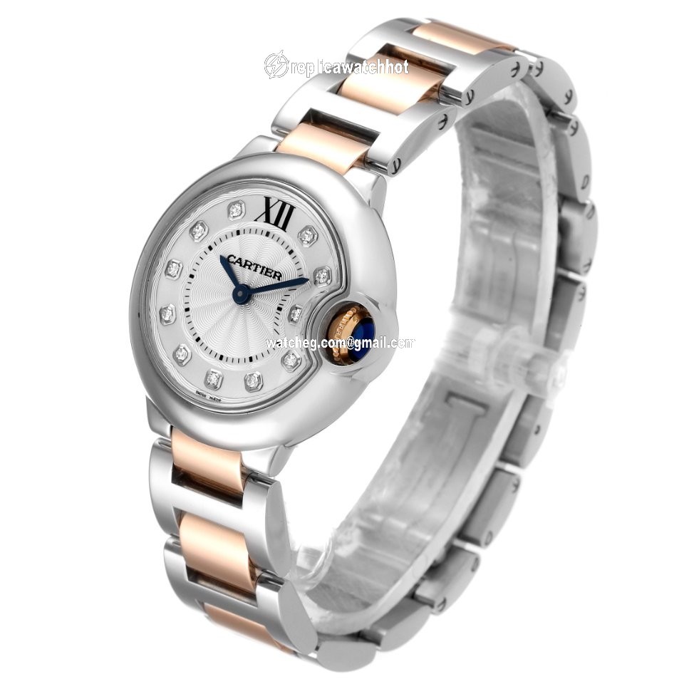Cartier Ballon Bleu 28mm Womens watch Quartz Steel WE902030 4