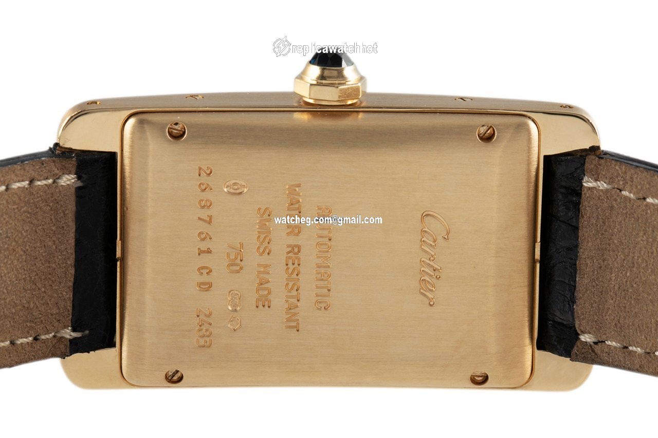 Cartier Tank Americaine Mens watch Unisex Automatic Yellow gold 2483 4