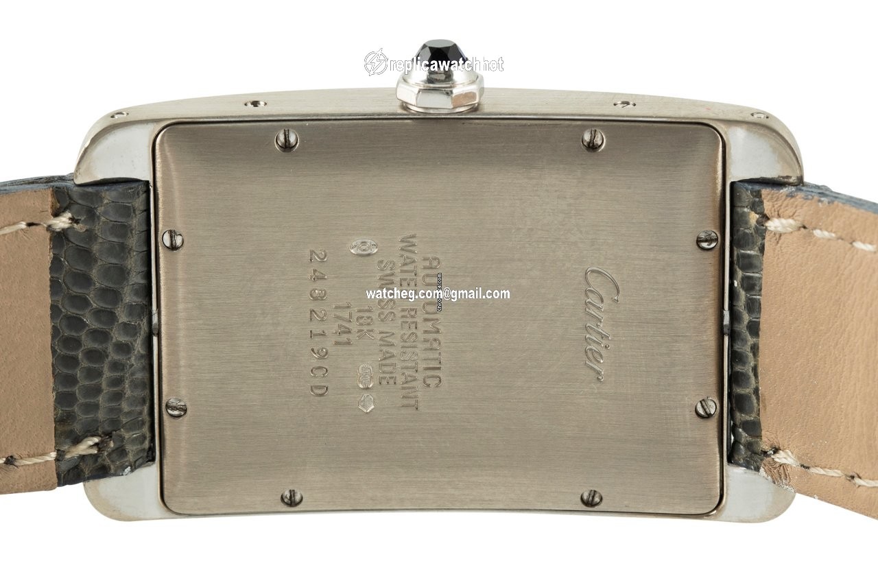 Cartier Tank Americaine Mens watch Unisex Automatic White gold 1741 4