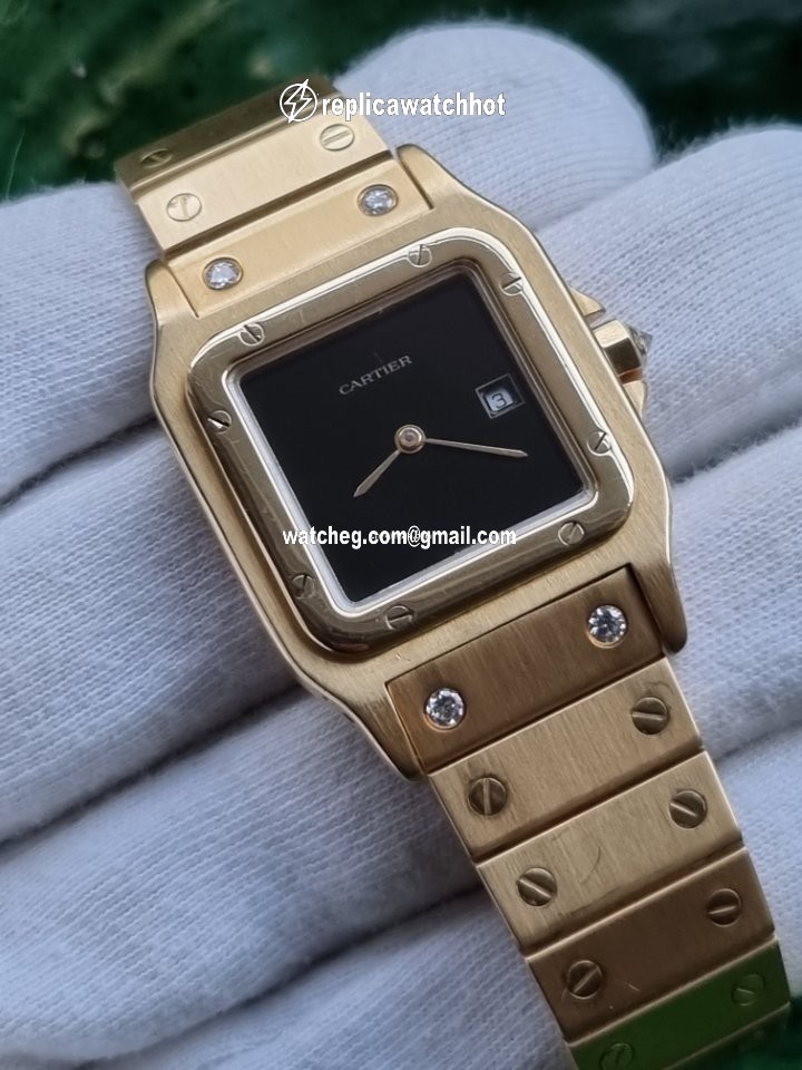 Cartier Santos Mens watch Unisex Automatic Yellow gold 2960 4