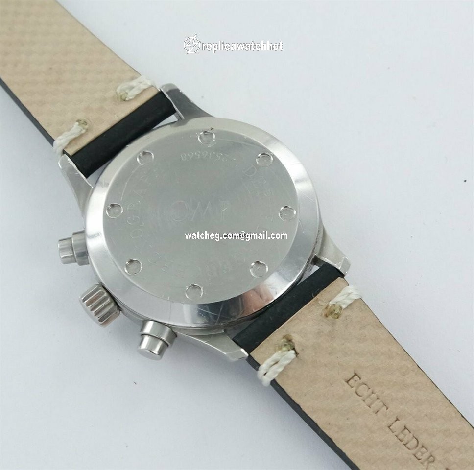 IWC Pilot Chronograph Quartz Steel 3741 4