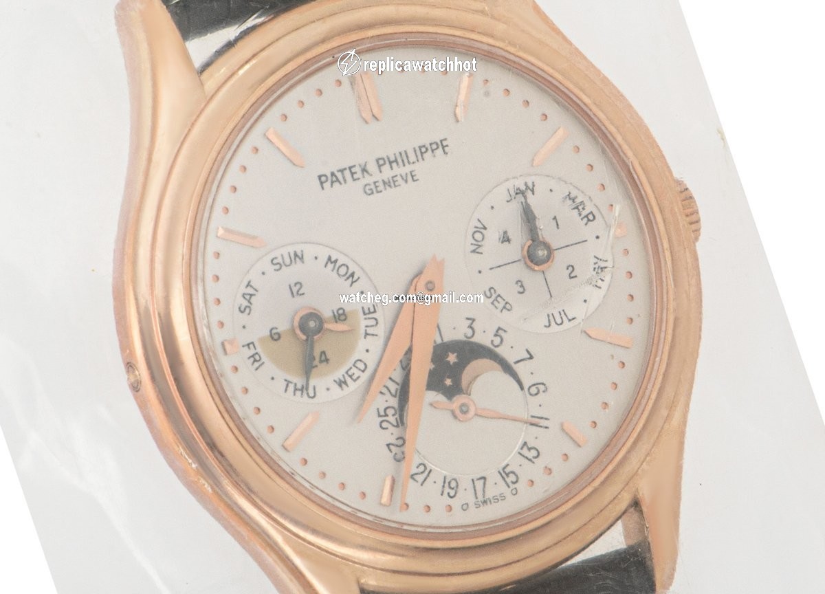Patek Philippe Perpetual Calendar Mens watch Unisex Automatic Rose gold 3940R-011 4