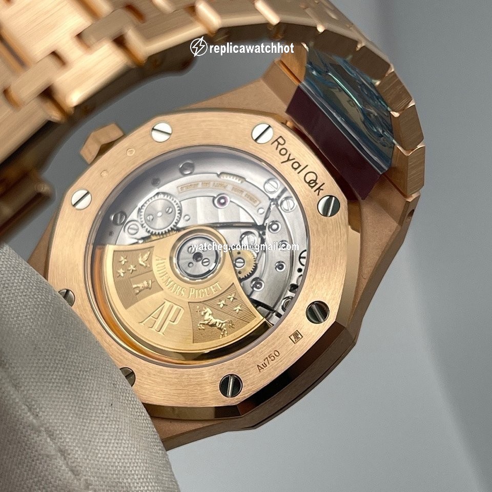Audemars Piguet Royal Oak Lady Womens watch Automatic Rose gold 15451OR.ZZ.1256OR.03 4
