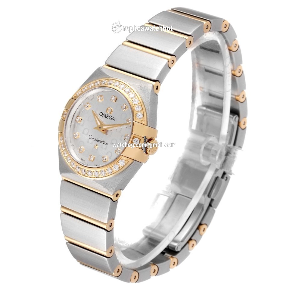 Omega Constellation Quartz Womens watch Quartz Steel 123.25.24.60.52.001 4