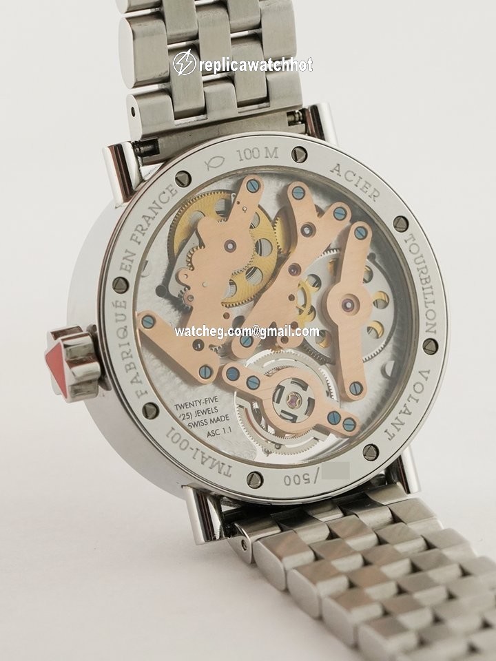 Alain Silberstein Mens watch Unisex Manual winding Steel TMA1-001 4