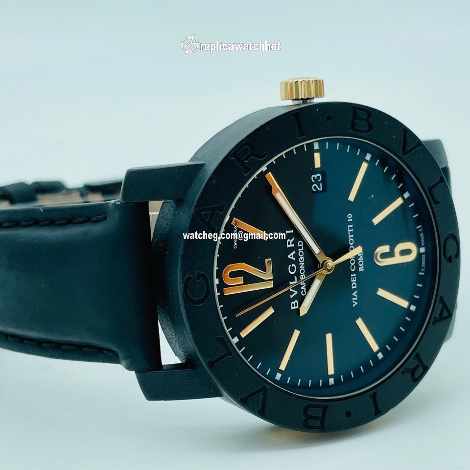 Bulgari Bulgari Mens watch Unisex Automatic Carbon BBP40BCGLD 4