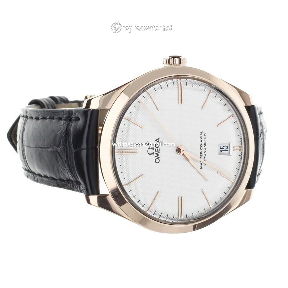 Omega De Ville Tresor Mens watch Unisex Manual winding Rose gold 43253402102002 4