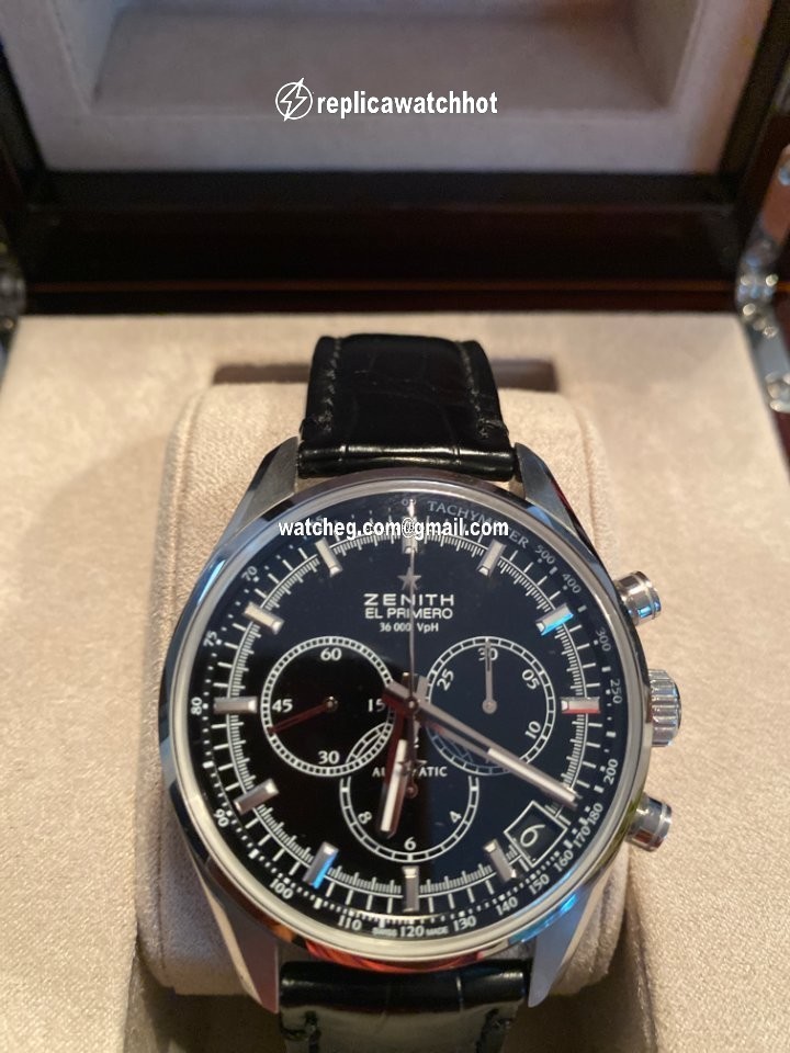 Zenith El Primero 36000 VpH Mens watch Unisex Automatic Steel 03.2080.400 21.C496 4