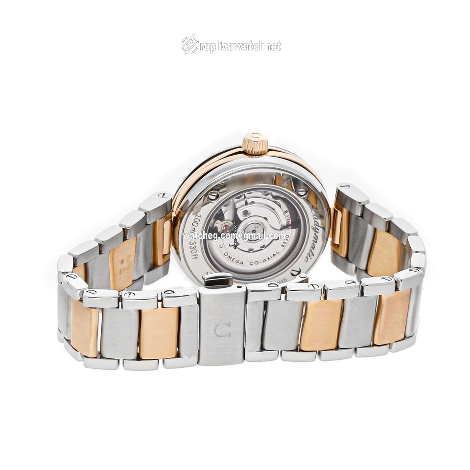 Omega De Ville Ladymatic Womens watch Automatic Gold Steel 425.20.34.20.63.001 4