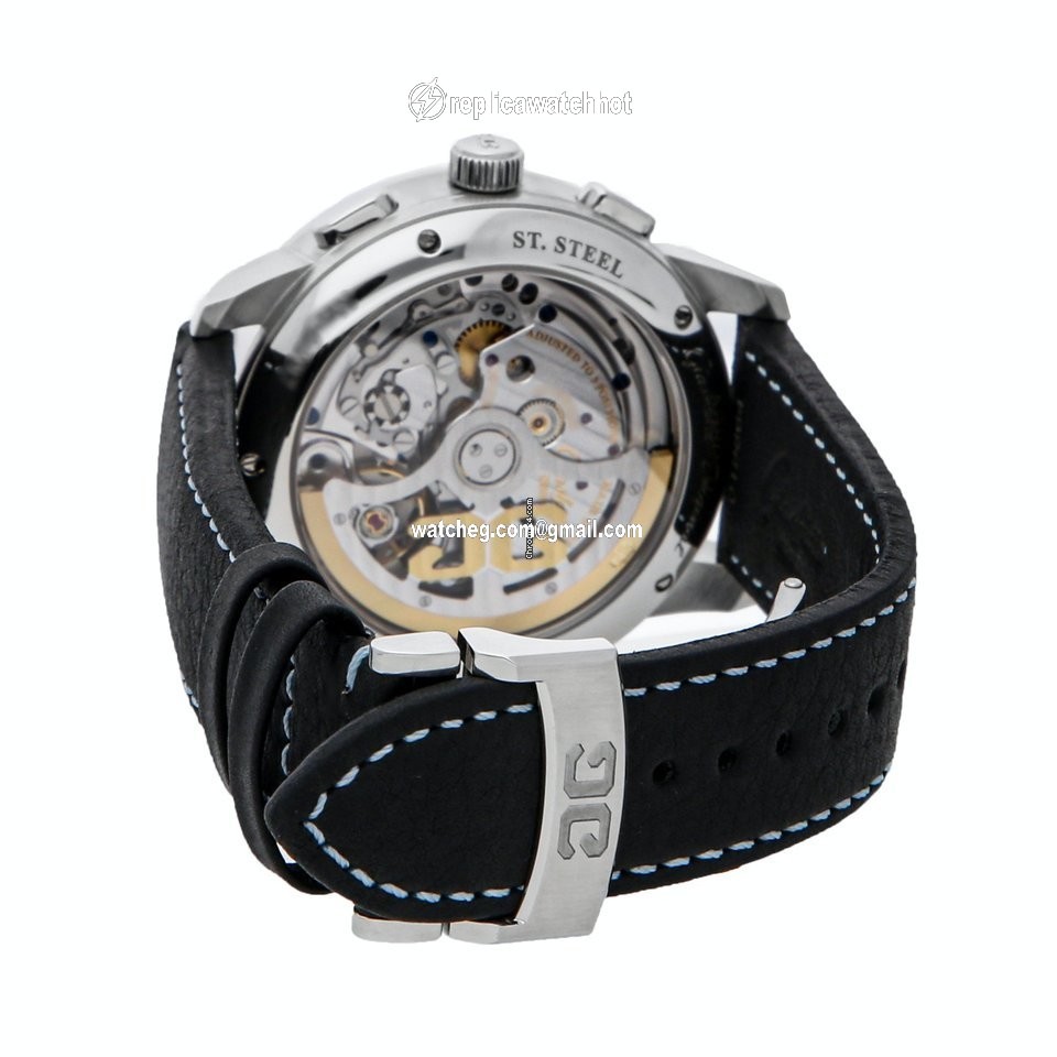 Glashtte Original Senator Chronograph Panorama Date Mens watch Unisex Automatic Steel 37-01-03-02-35 4