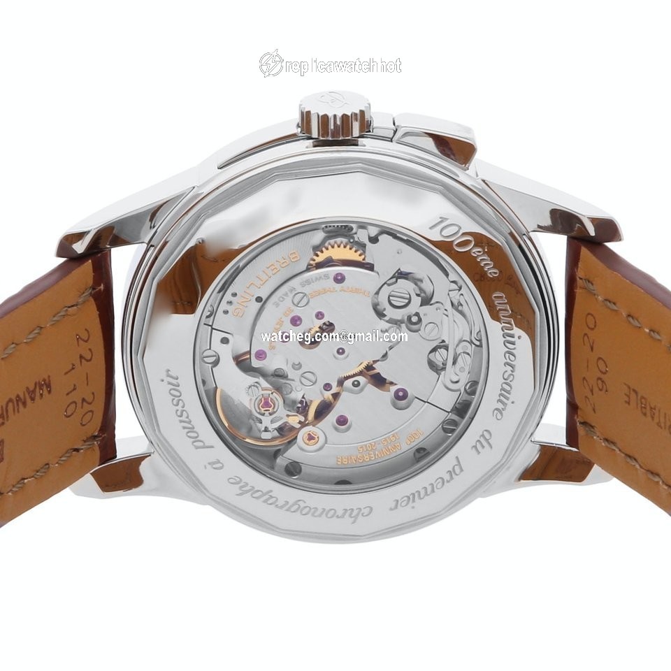 Breitling Transocean Chronograph 1915 Mens watch Unisex Manual winding Steel AB141112 G799 4