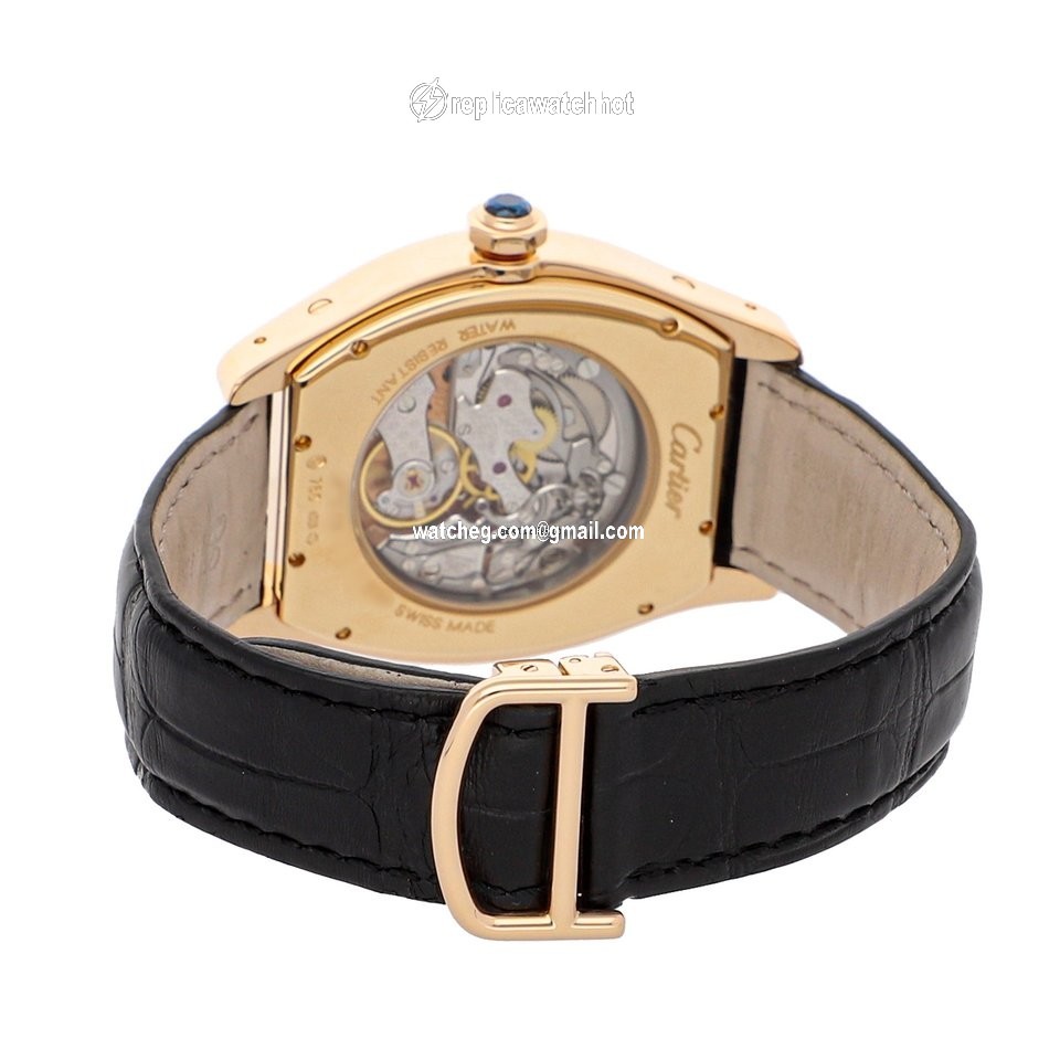 Cartier Tortue Mens watch Unisex Manual winding Rose gold W1547451 4