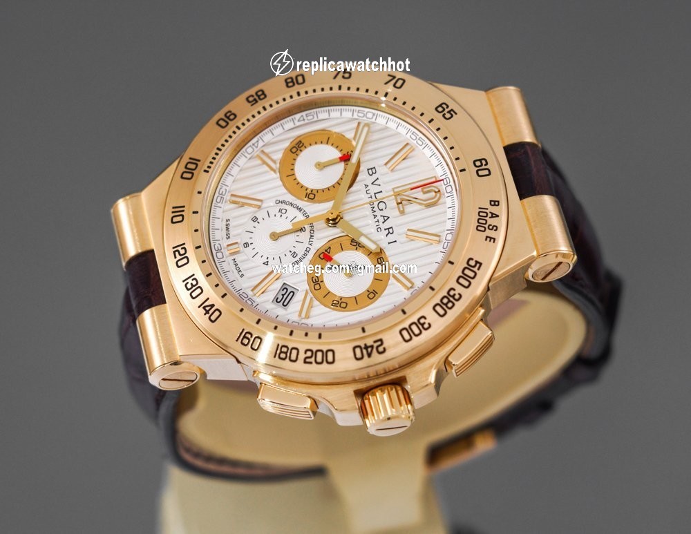 Bulgari Diagono Mens watch Unisex Automatic Yellow gold DP42GCH 4