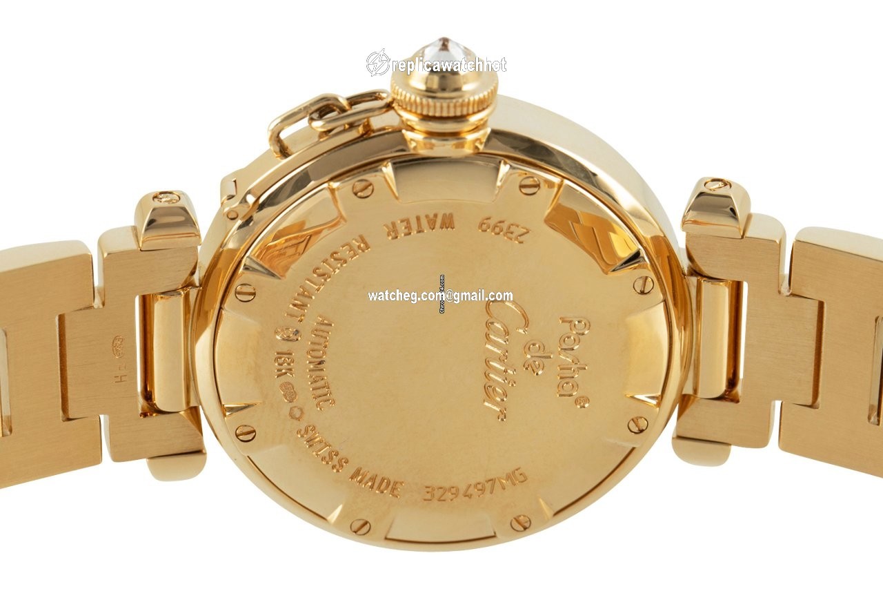 Cartier Pasha Womens watch Automatic Yellow gold 2399 4
