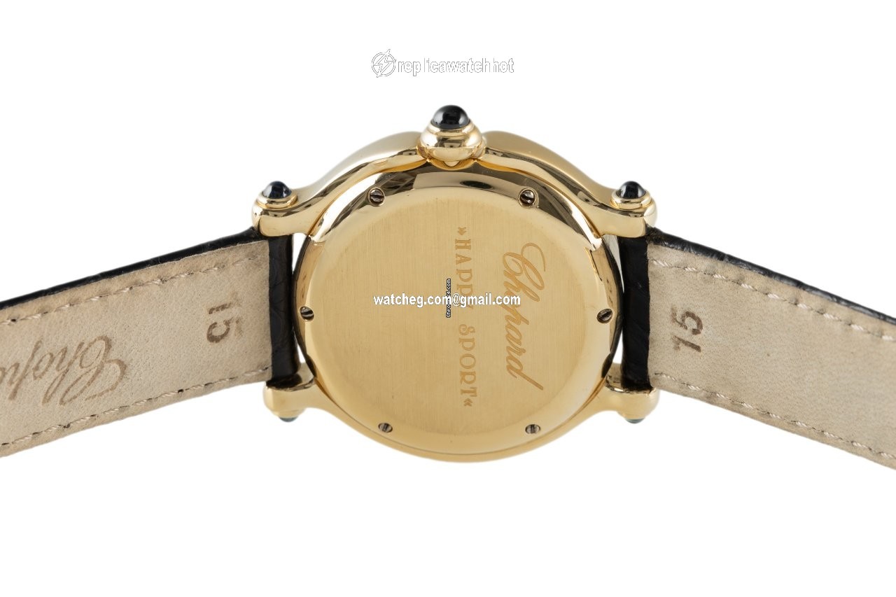 Chopard Happy Sport Womens watch Quartz Yellow gold 27 6137.23 4