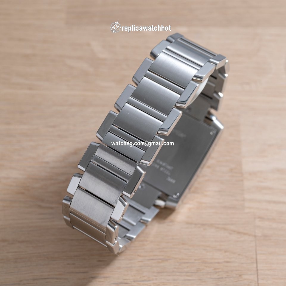 Cartier Tank Francaise Mens watch Unisex Quartz Steel 2653 4