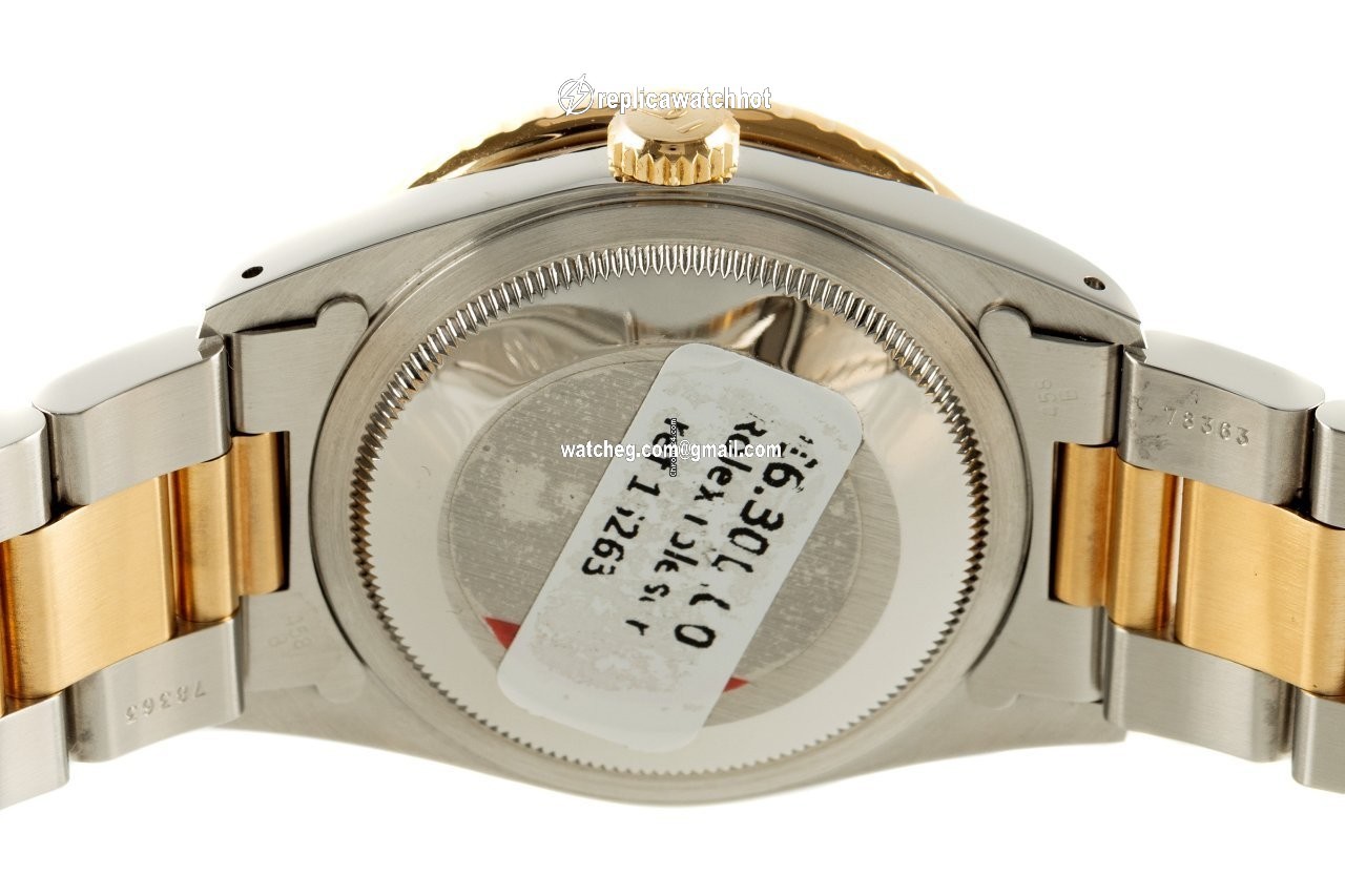 Rolex Datejust Turn-O-Graph Mens watch Unisex Gold Steel Automatic 16263 4